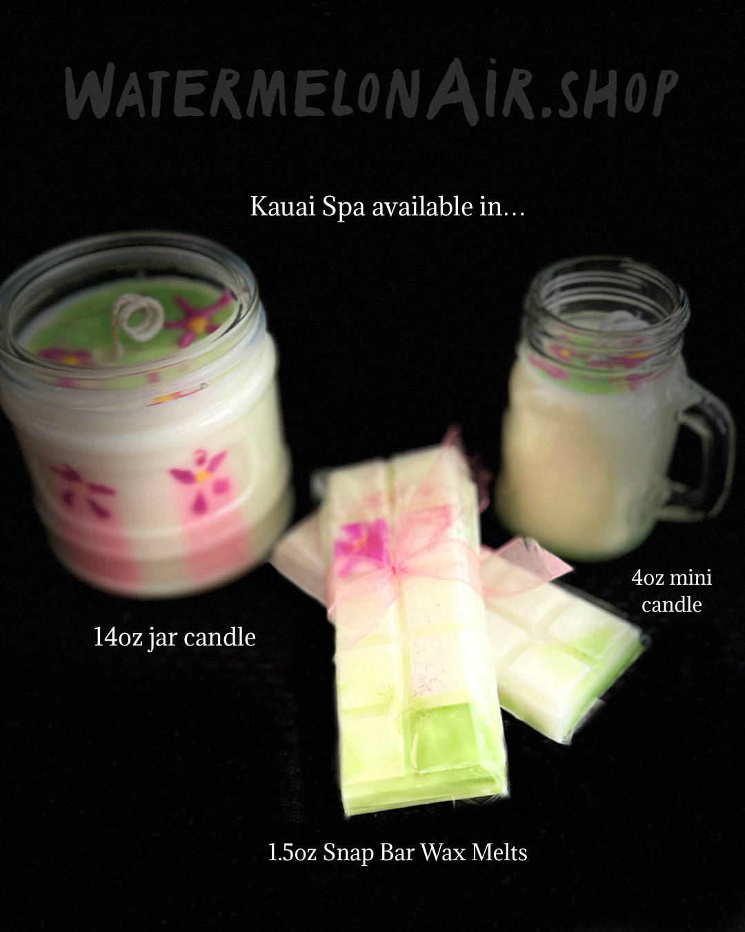 Kauai Spa Soy Candle | 14oz | house warming gift | natural soy wax | smells like a spa | Floral Scent