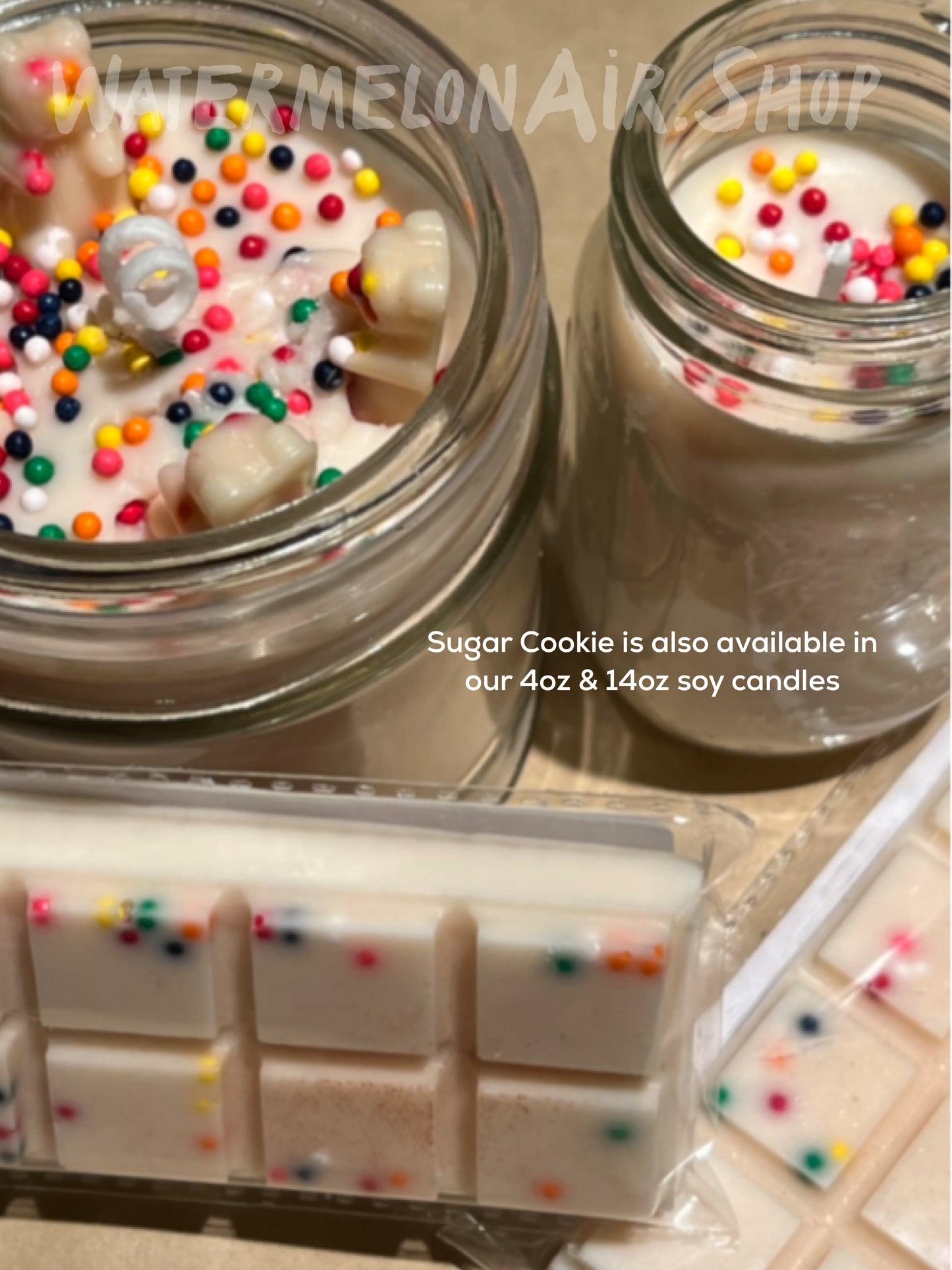 SUGAR COOKIE SPRINKLE Snap Bar Melts | Holiday Cookie | Fresh Baked Cookie Scent