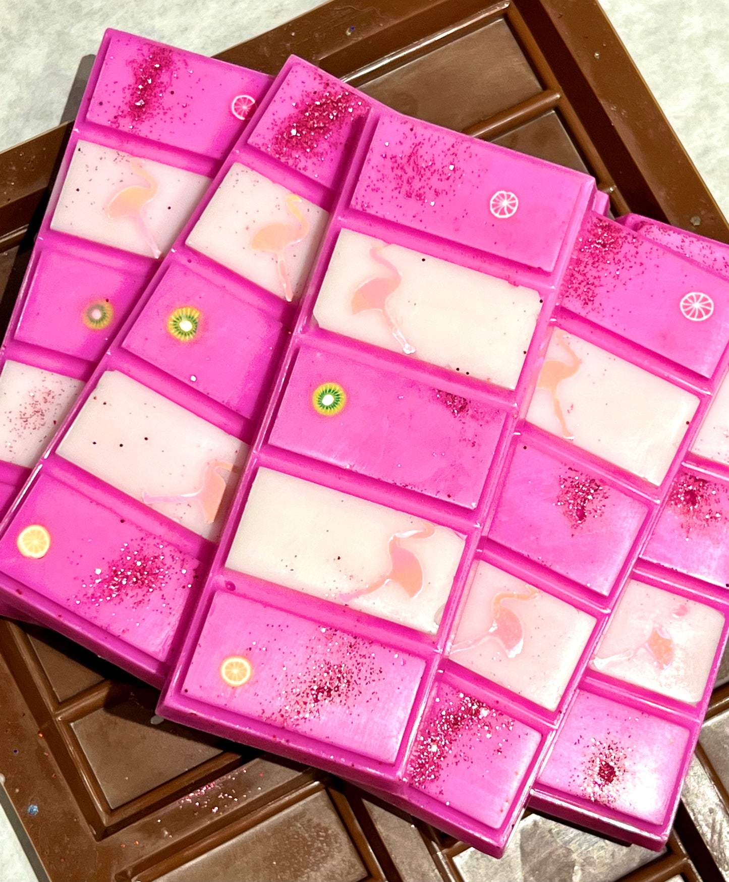 PINK FROSTED Sugar Cookie Wax Snap Bars Melts