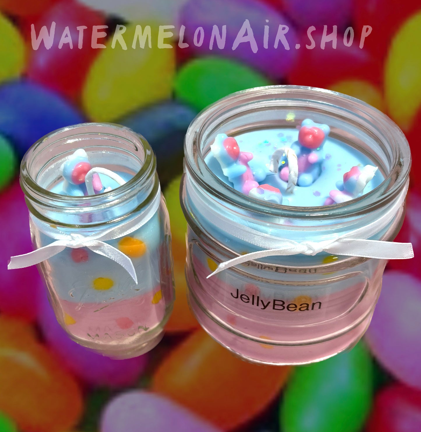 JELLYBEAN Soy Candle 4oz | fake food | candy candles | Easter