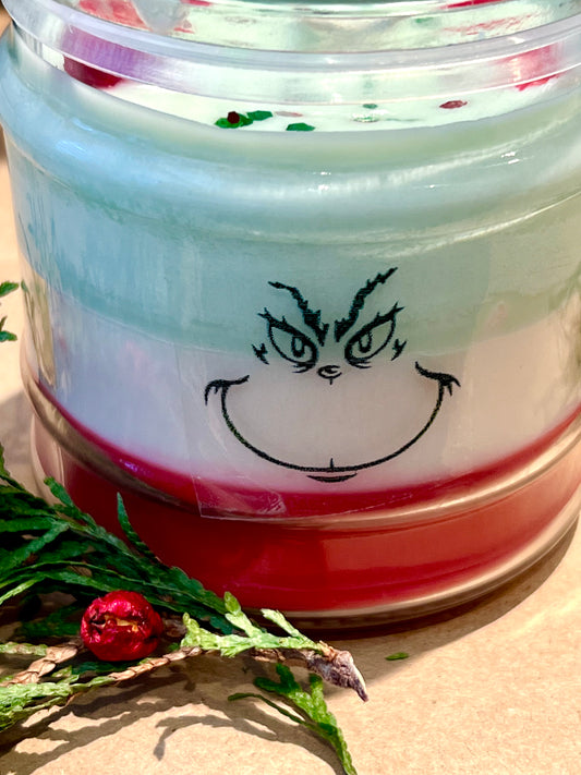 GINGERBREAD GRINCH 14oz Soy Candle