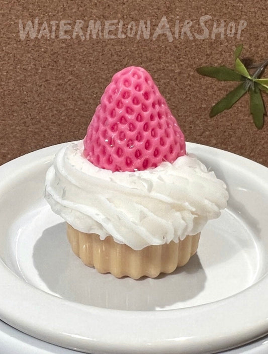 STRAWBERRY CUPCAKE MINI Wax Melts (2 cupcakes)