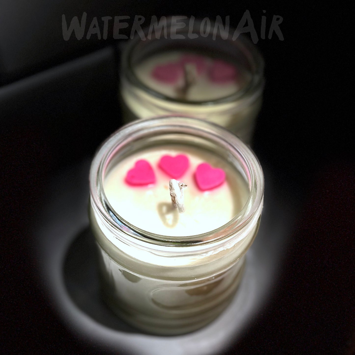 AMBER HEARTS 14oz Soy Candle | moms gifts | smells like amber candles | spring scents