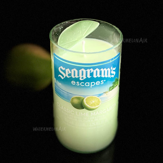 Seagram's Lime Margarita Bottle Candle | Summer Scents