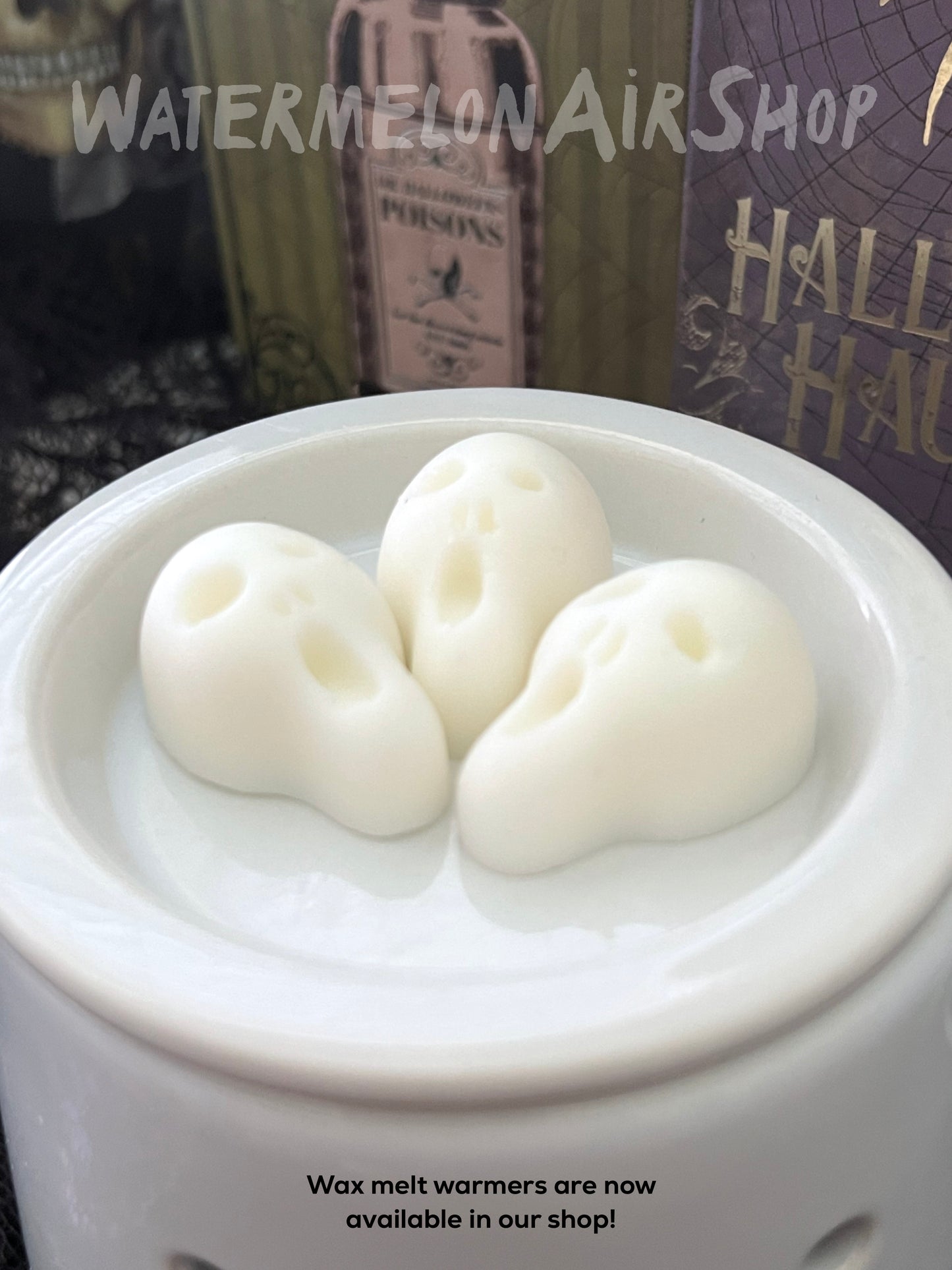 WHITE SCREAM SKULLS Vampires Blood Wax Melts | 2.5 oz | 10 Melts