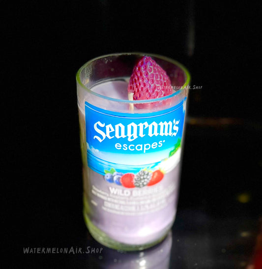 Seagram's Wildberry Daiquiri Bottle Candle | Summer scents | Gift Giving