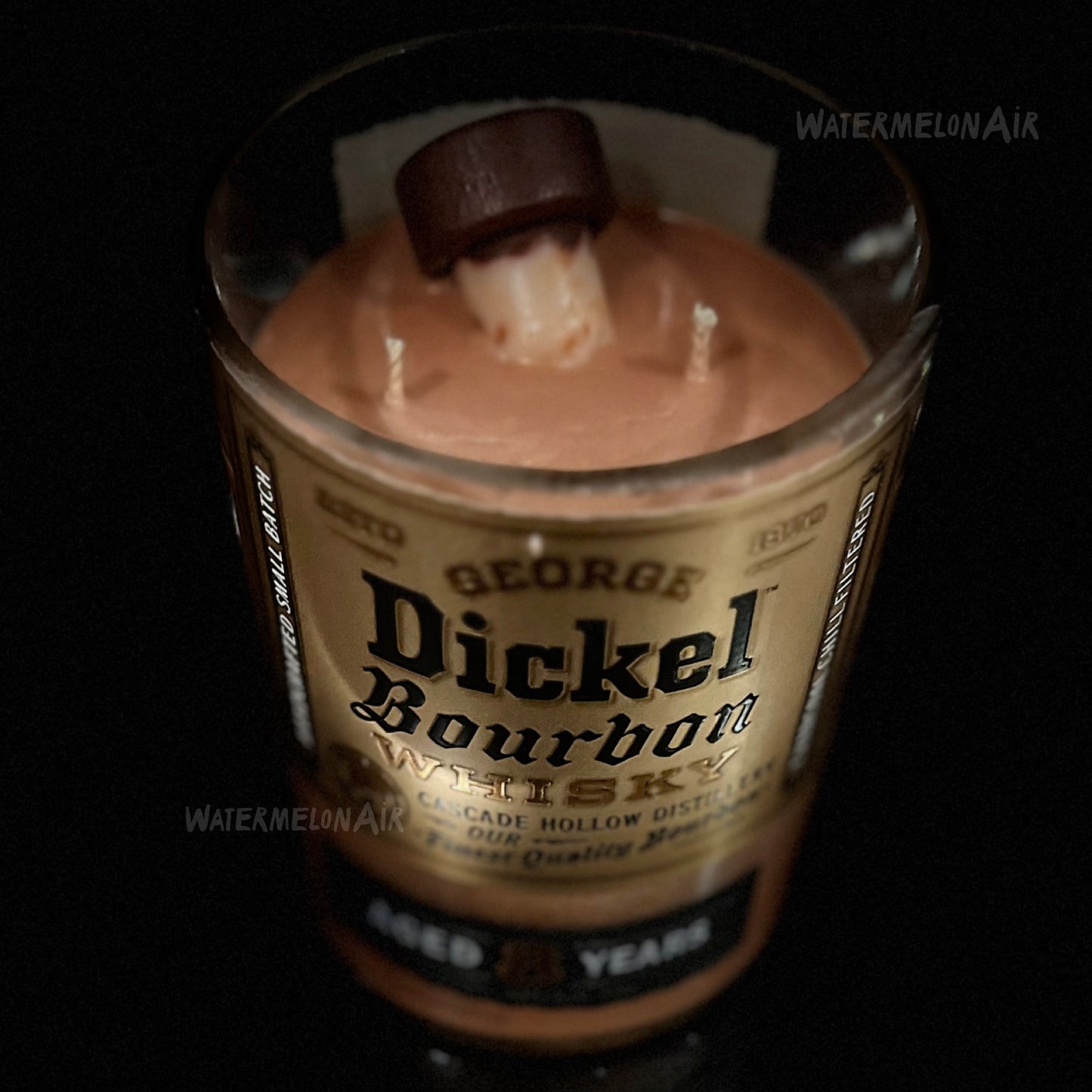 DICKEL BOURBON Bottle Candle