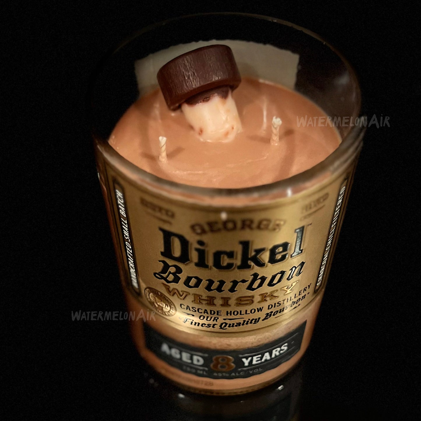 DICKEL BOURBON Bottle Candle