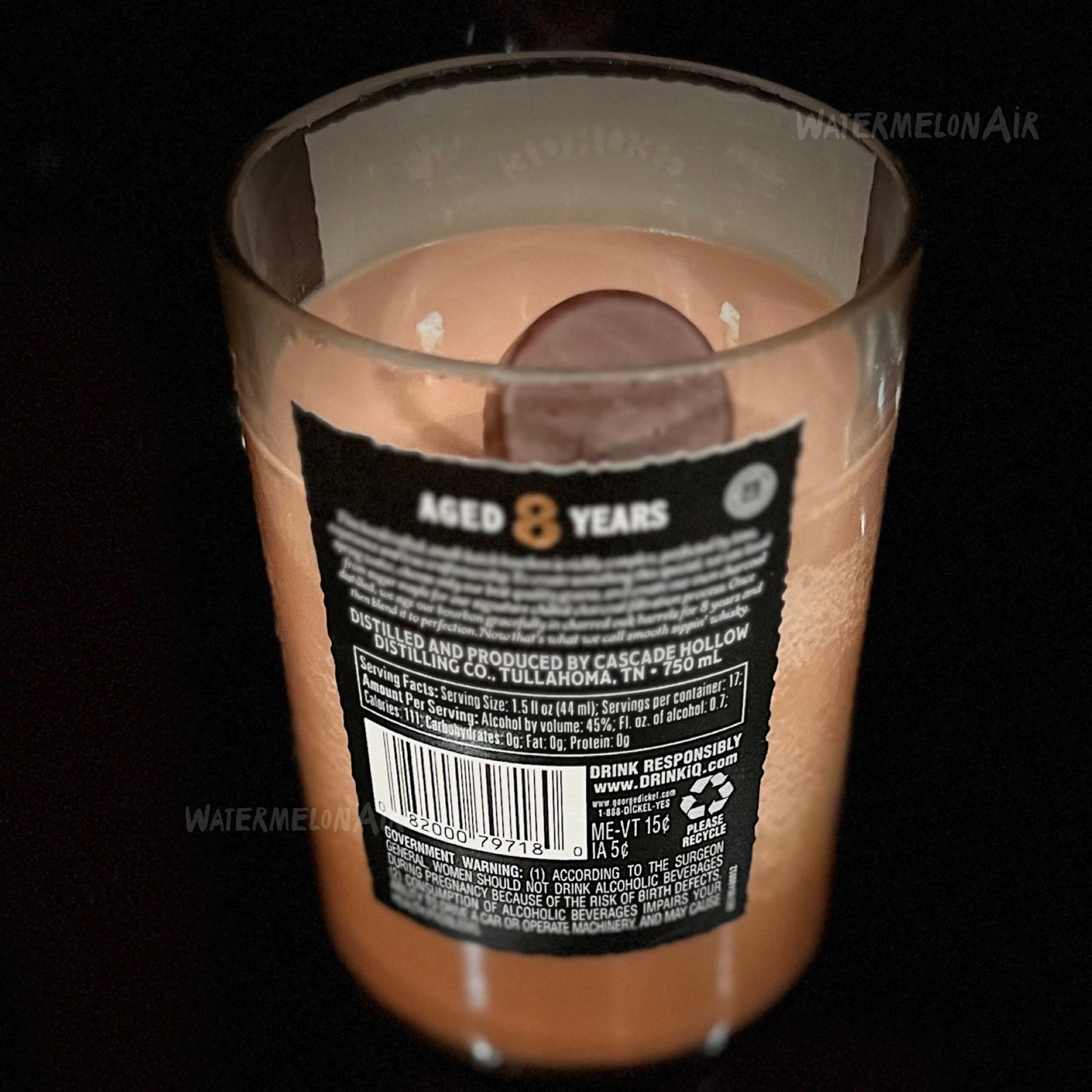 DICKEL BOURBON Bottle Candle